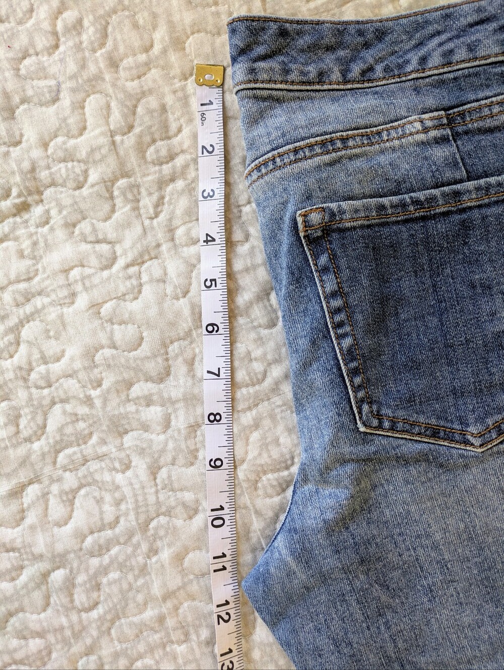 2/$10 Joe Fresh Light-Medium Blue Medium-Rise Skinny Jeans - Picture 6 of 15